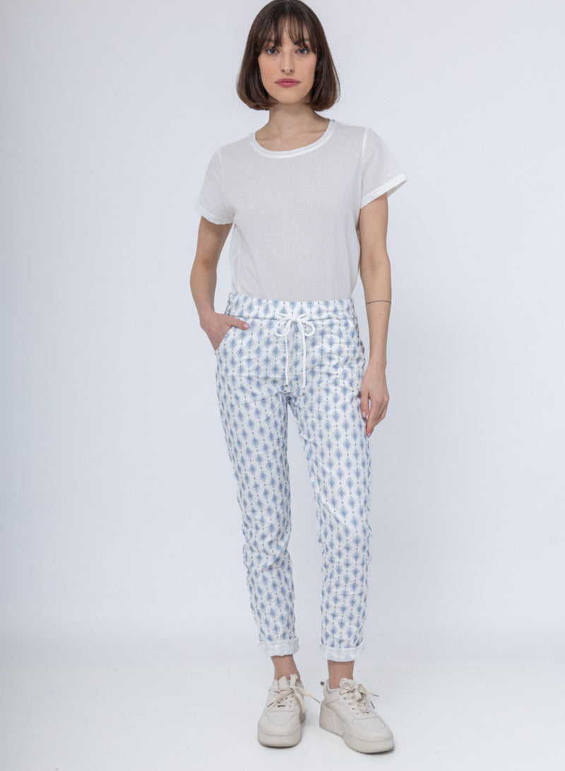 Zadie print jogger