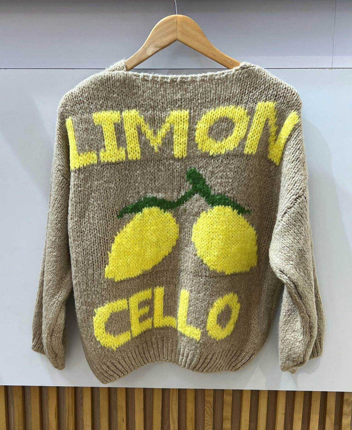 Leonie lemon cardigan