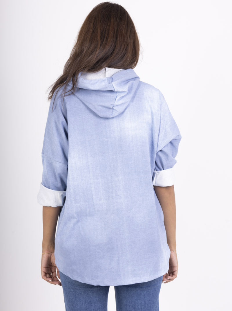 Jamie denim hoodie