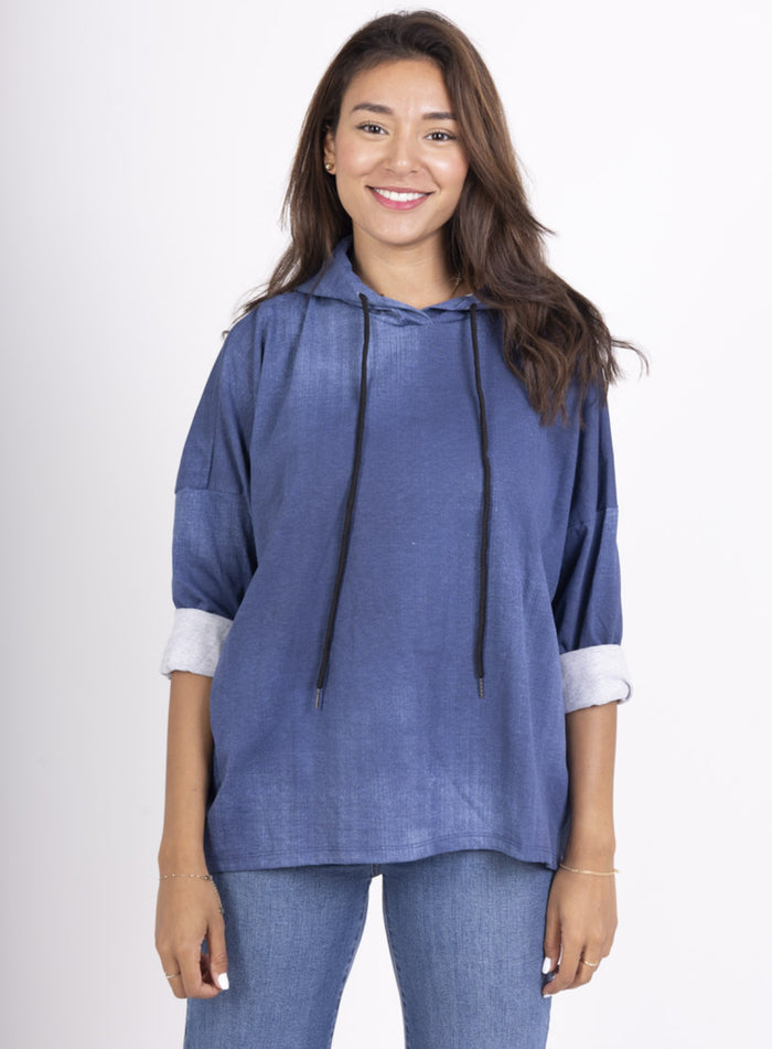 Jamie denim hoodie
