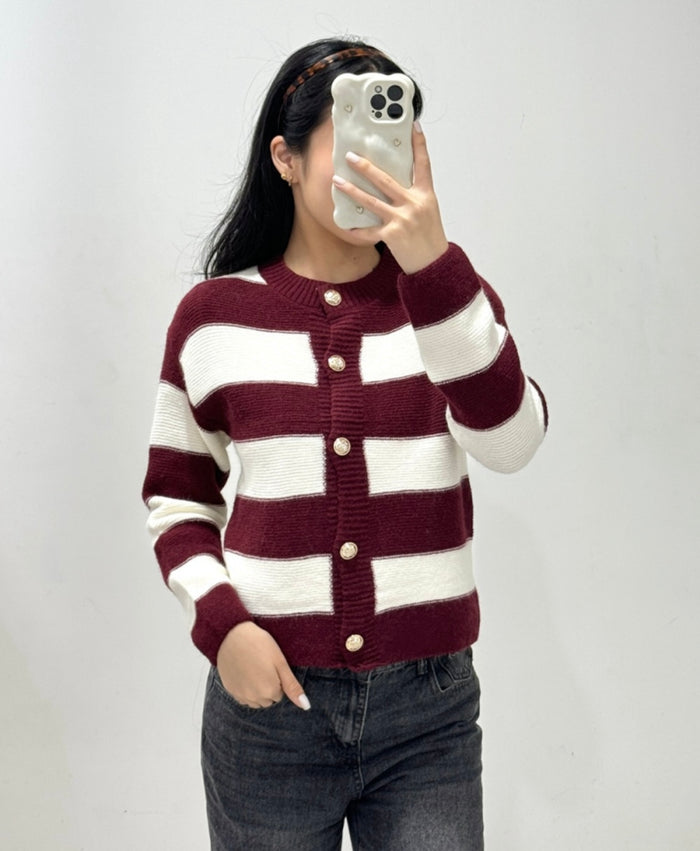 Nadine stripe cardigan