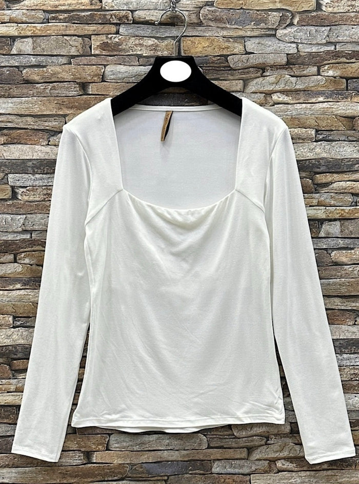 Hetty square neck top