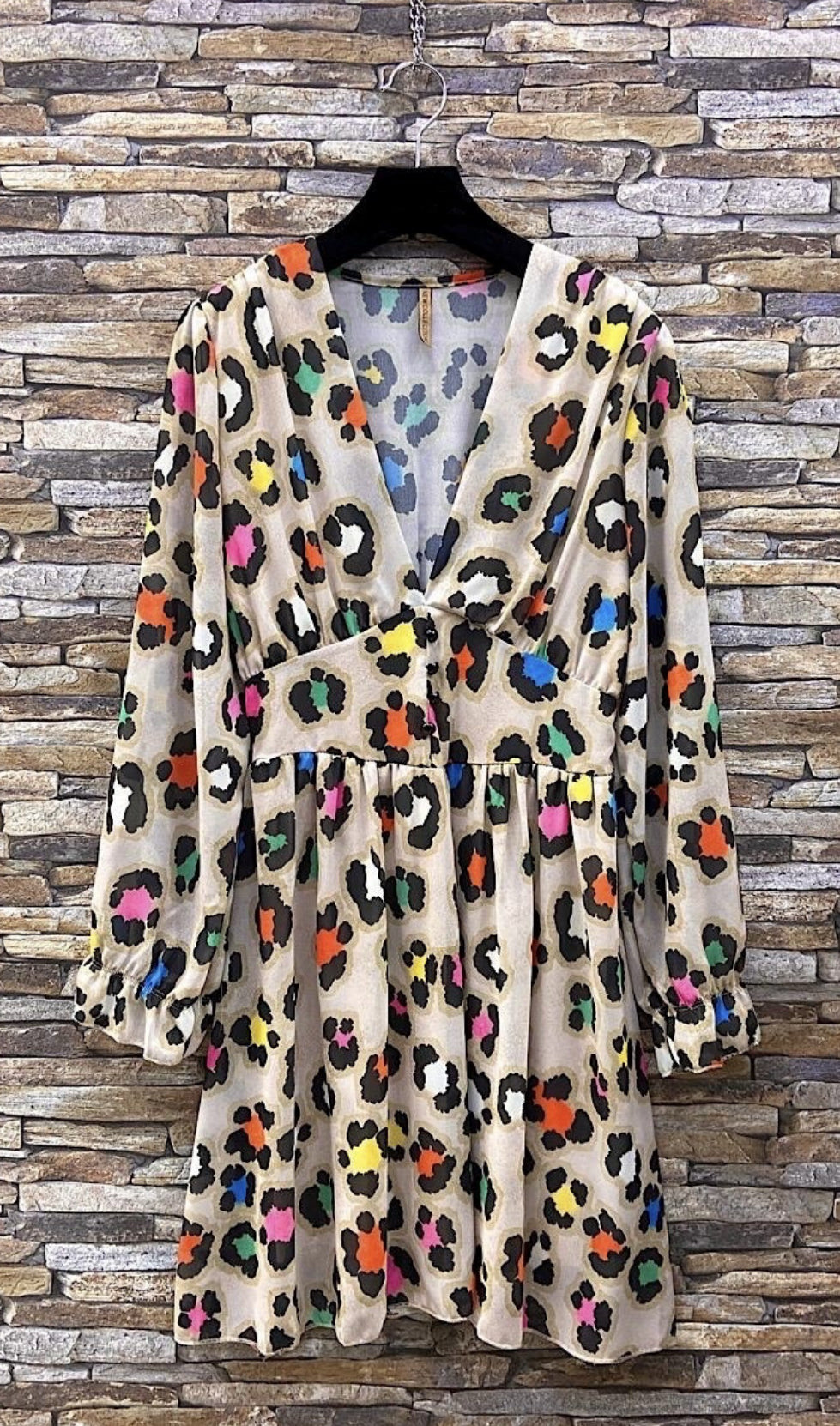 Charlene print dress