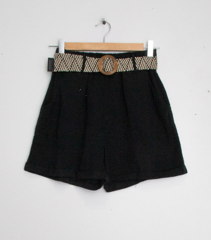 Shona belted shorts