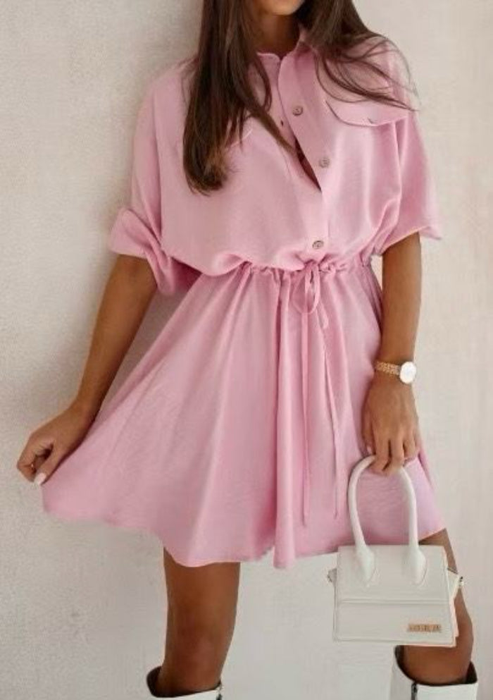 Lauren button dress