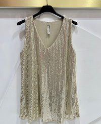 Silvia sequin top