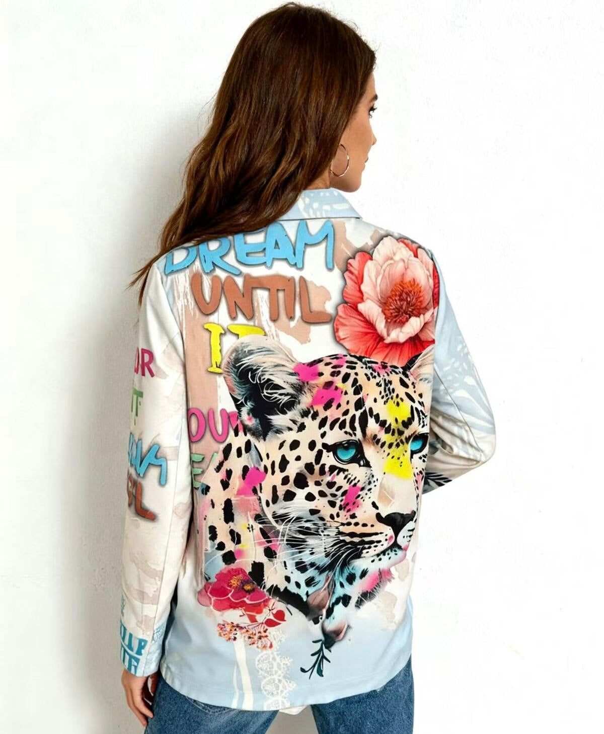 Iris print Blazer