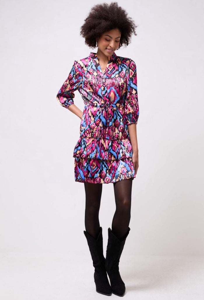 Keira print dress