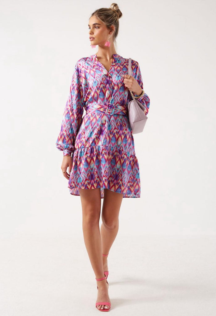 Zita print dress
