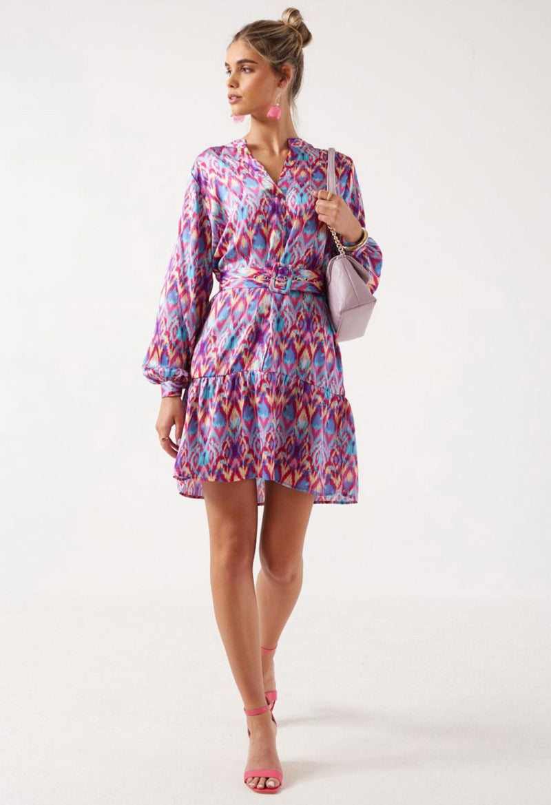 Zita print dress