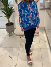 Belle print top