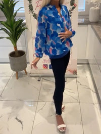 Belle print top