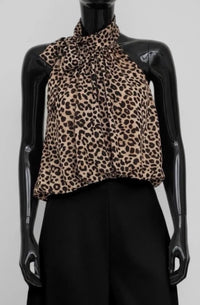 Lana dot high neck top