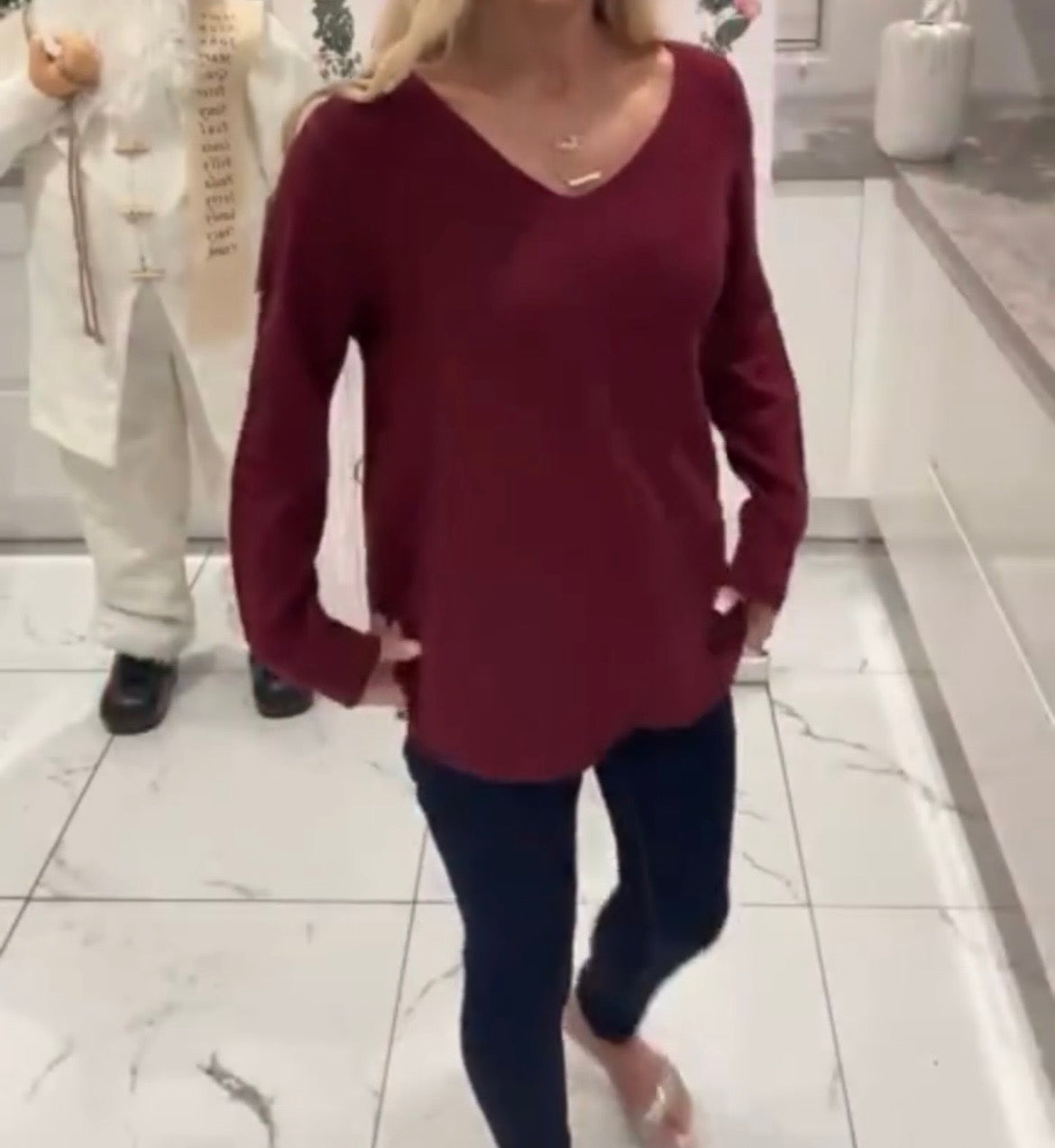 Lauren V-Neck Knit Jumper