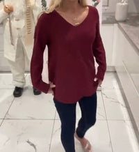 Lauren V-Neck Knit Jumper