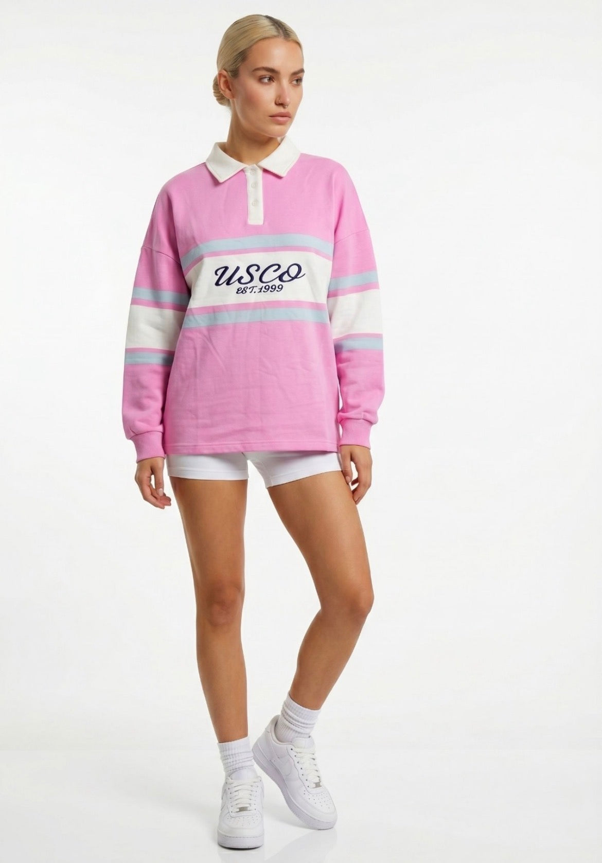 Paige Collared Jersey women’s knitwear